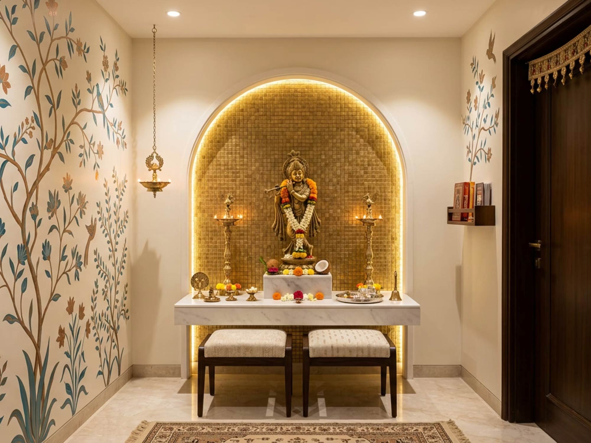 Thiết kế nội thất phòng thờ
